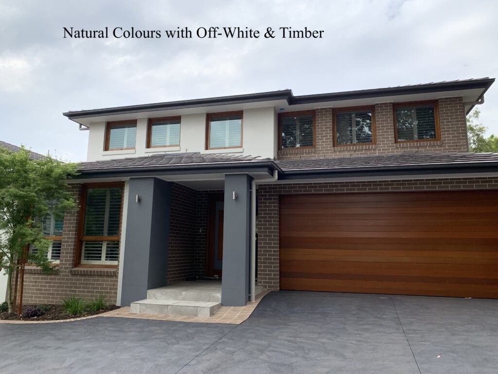 Natural Colours Exterior Colour Scheme